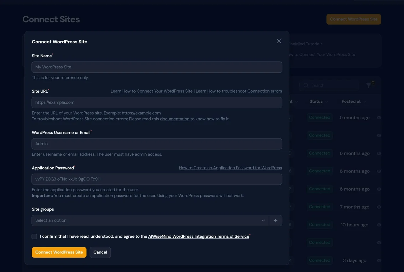 AIWiseMind content editor showing an Amazon product review being edited inside the platform