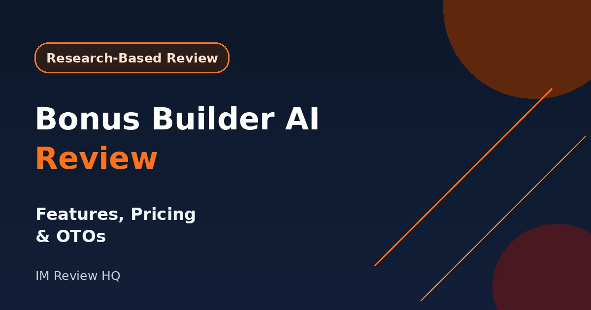 Bonus Builder AI Review 2026