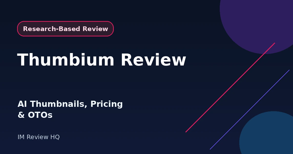 Thumbium Review 2026